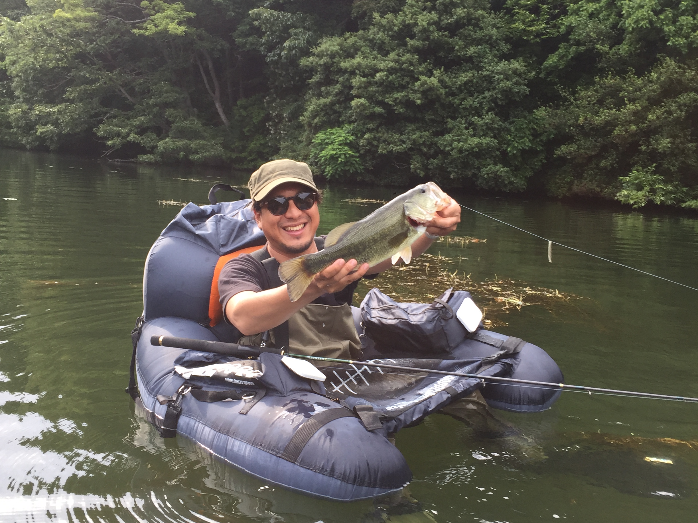 淡路島での初フローターバスフィッシング！嬉しすぎた40upバス | 釣行  